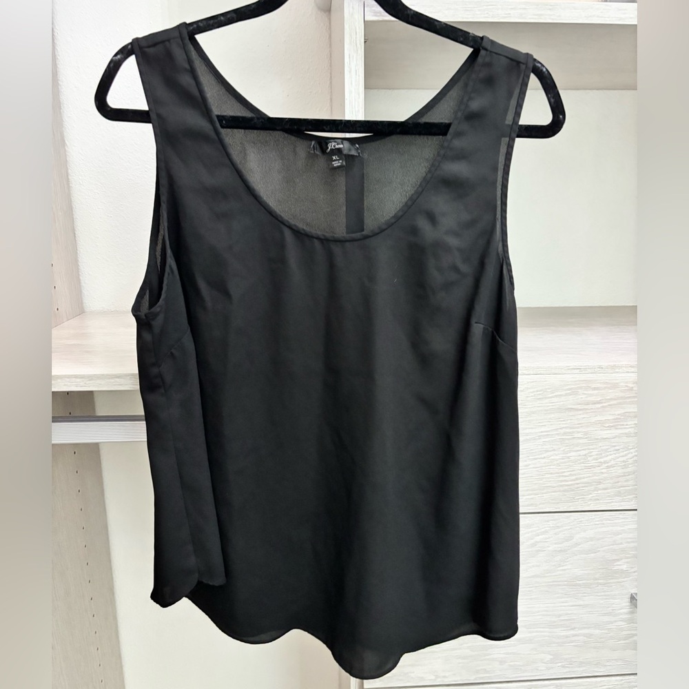 J. Crew Black Tank Top